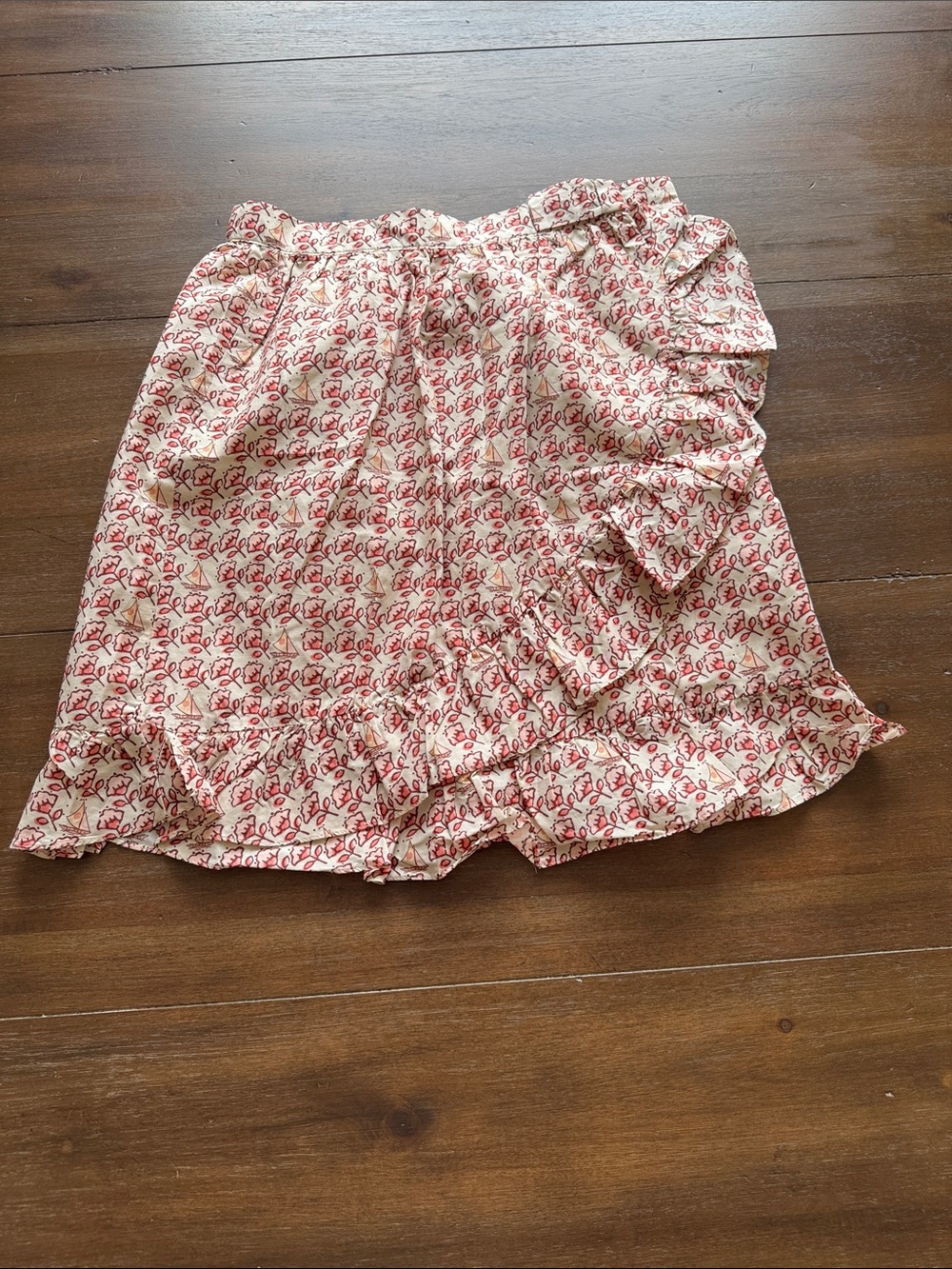 NWT Size 12 Janie and Jack Disney Princess Moana ikat lined cotton skirt